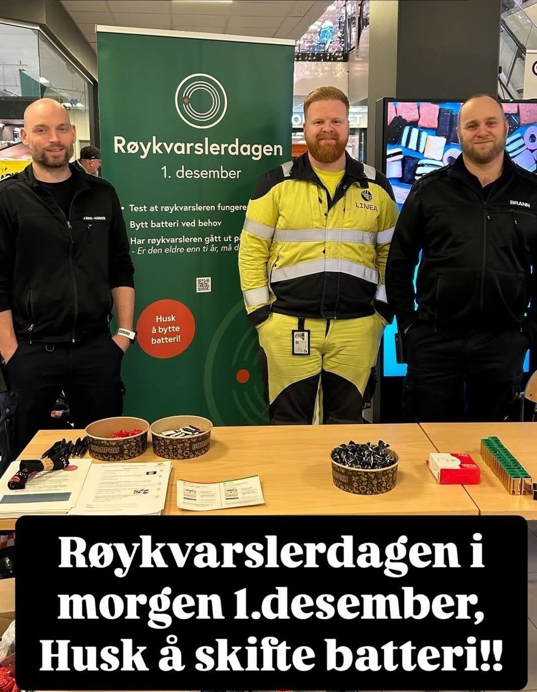 Røykvarsler dagen 1. desember