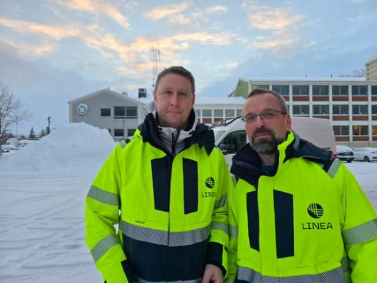 Frode Dorp og Steinar Benum konkluderer at Linea har krevende dager og uker den siste tiden