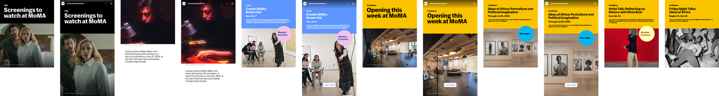 MoMA Social Media Design