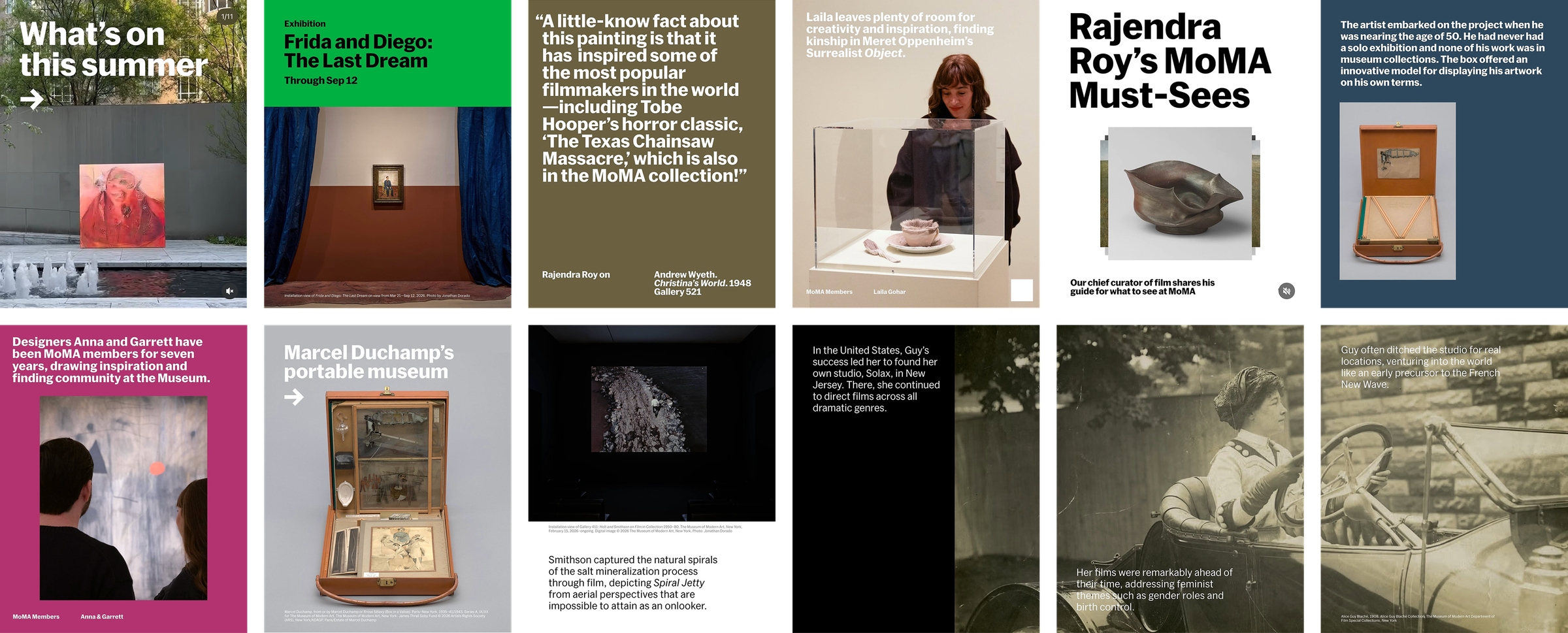 MoMA Social Media Design
