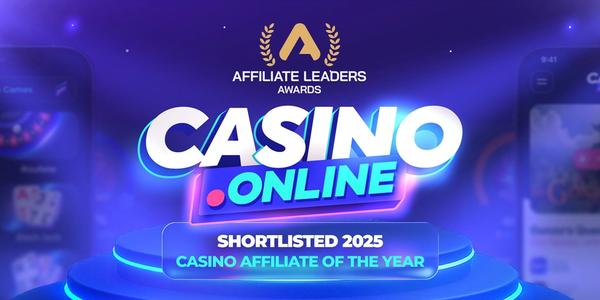 Casino.online nominerade till Årets Casino Affiliate - Rösta nu!