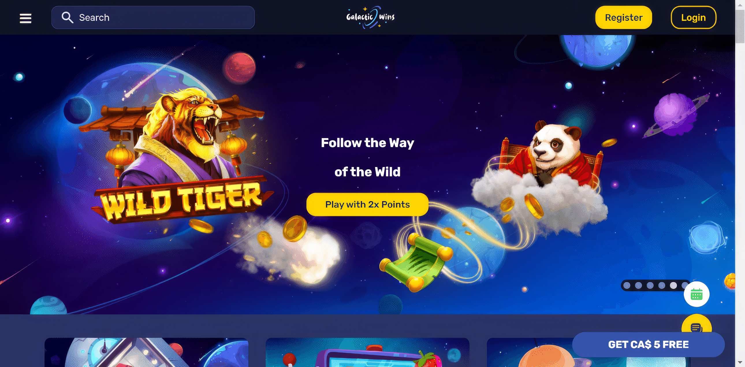 Galactic Wins desktop screenshot 1