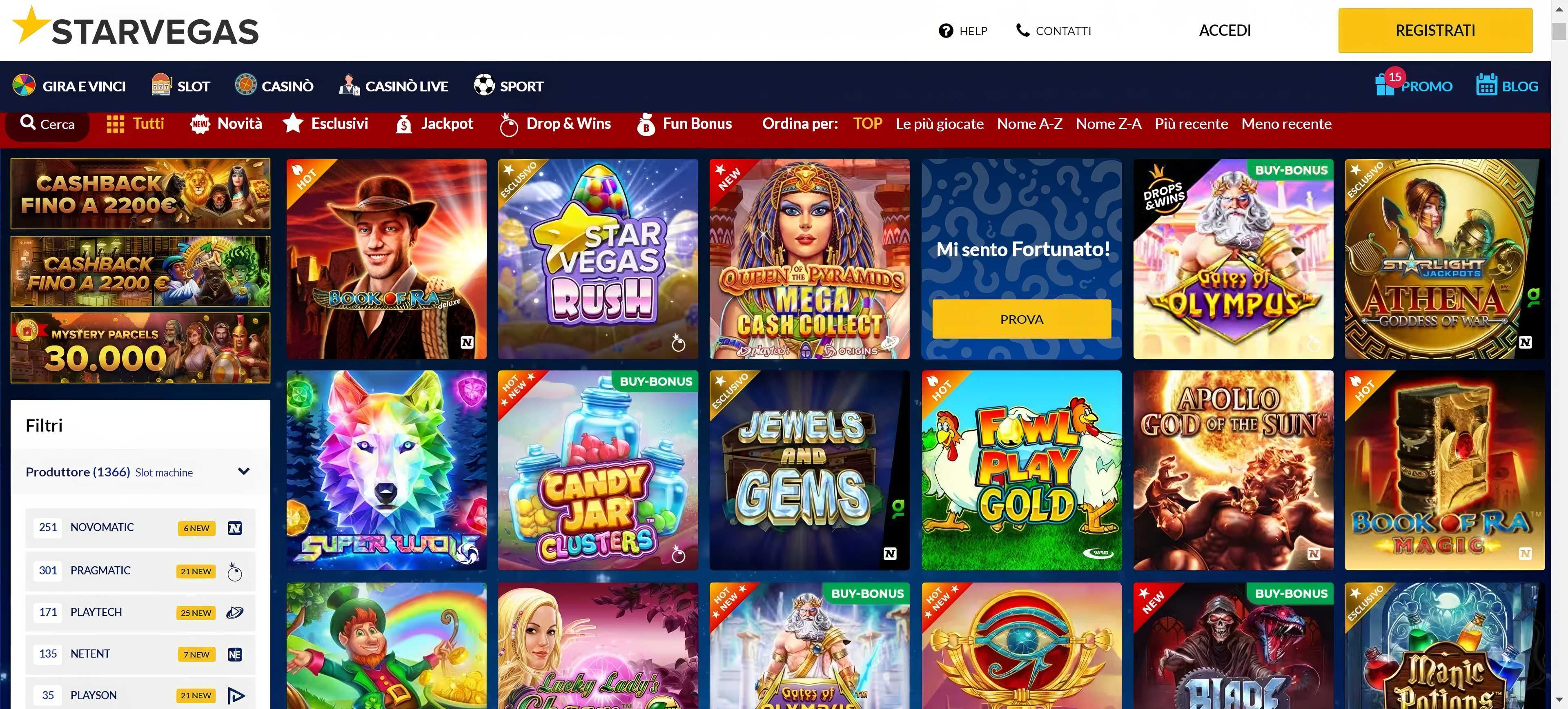 StarVegas desktop screenshot 2