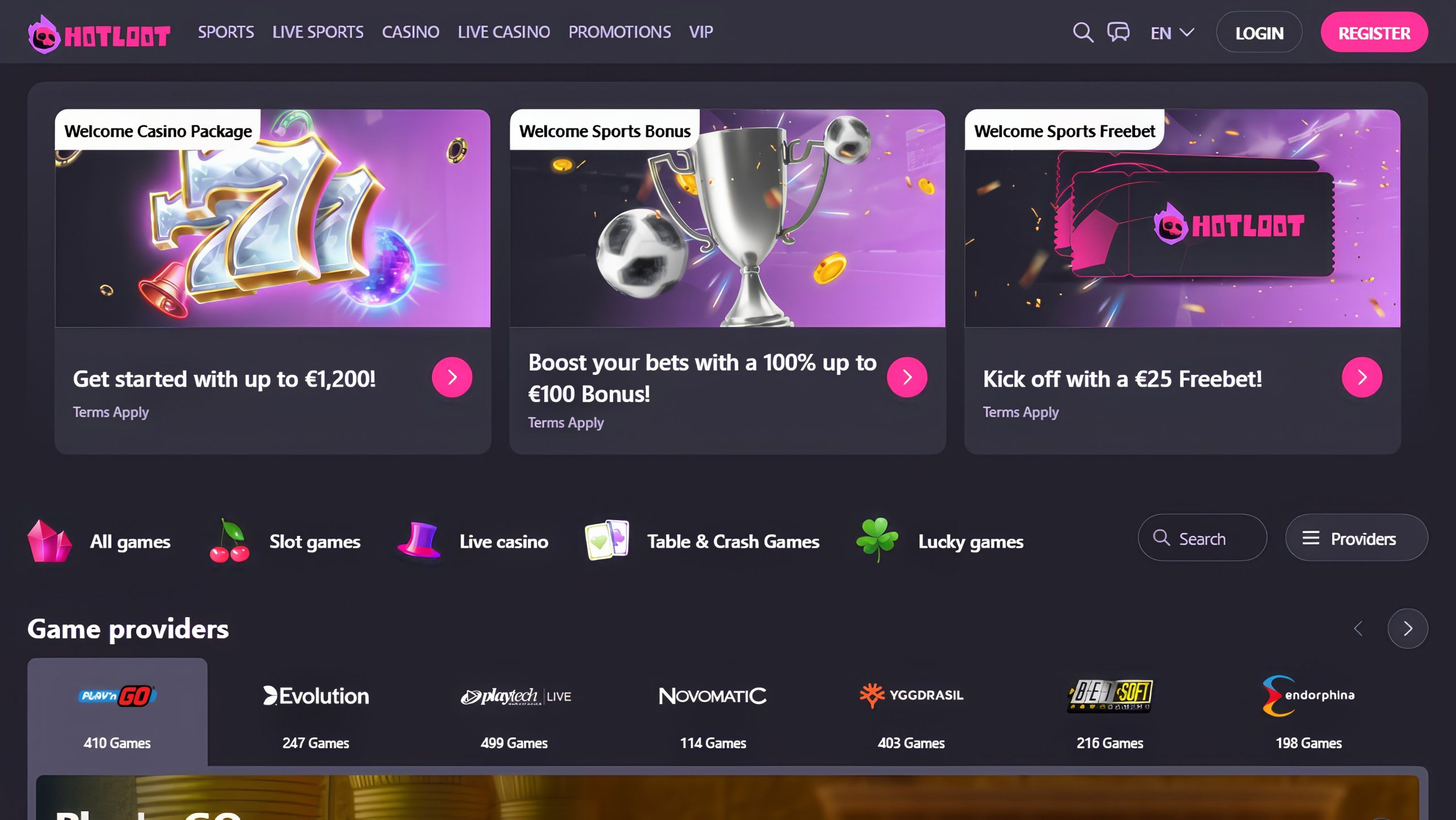 HotLoot desktop screenshot 1