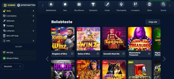 Winz.io desktop screenshot 2