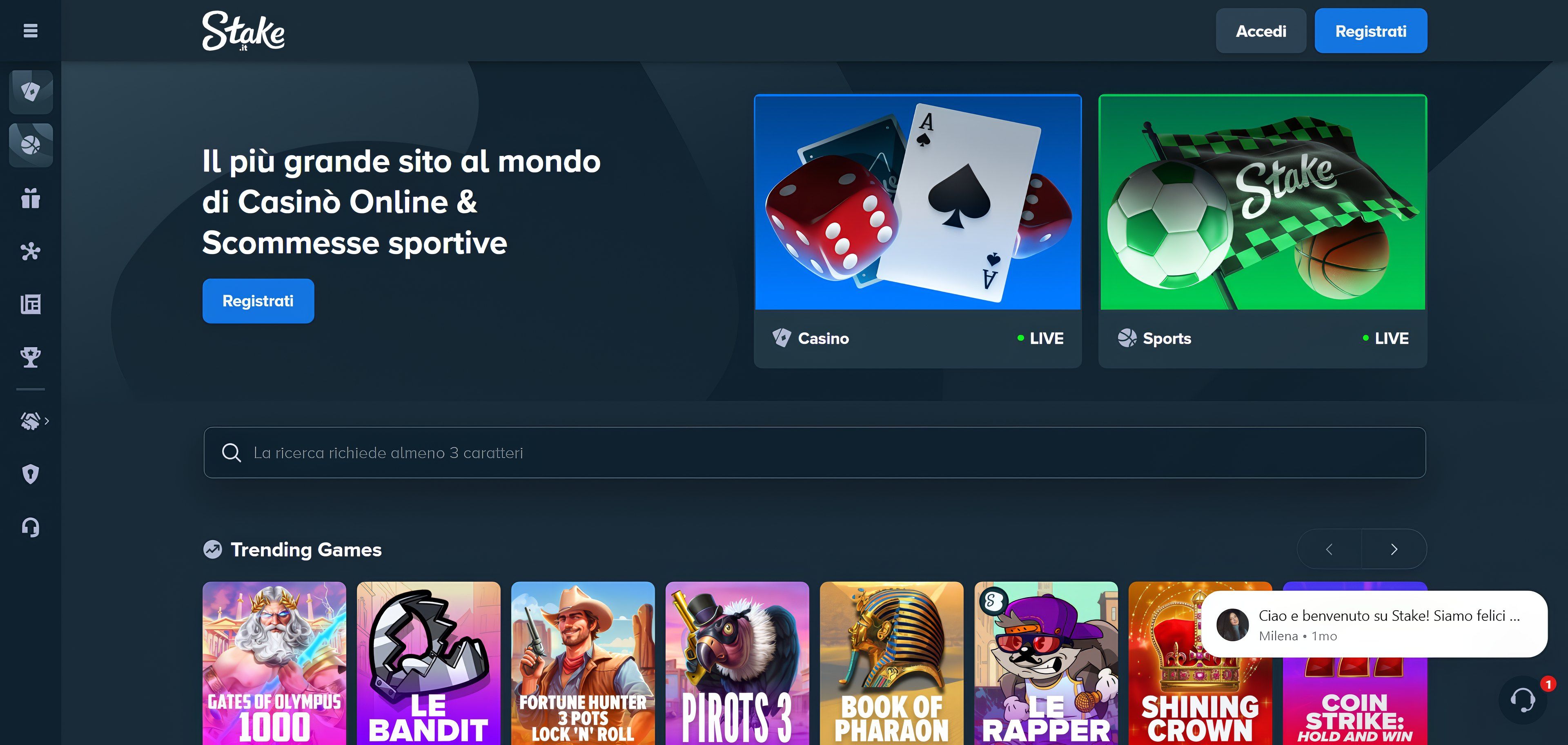 Stake.it desktop screenshot 1