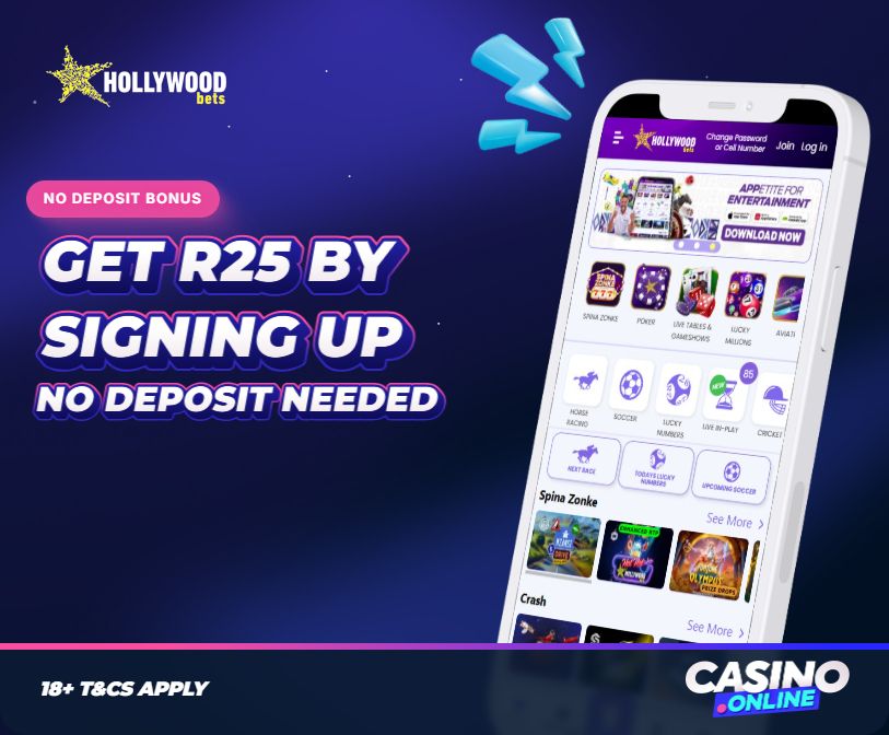 Hollywoodbets Casino Welcome Bonus