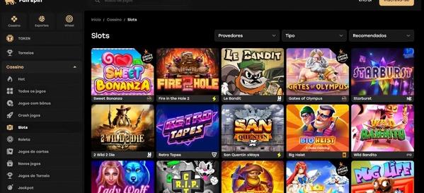 Cassino Fairspin slots