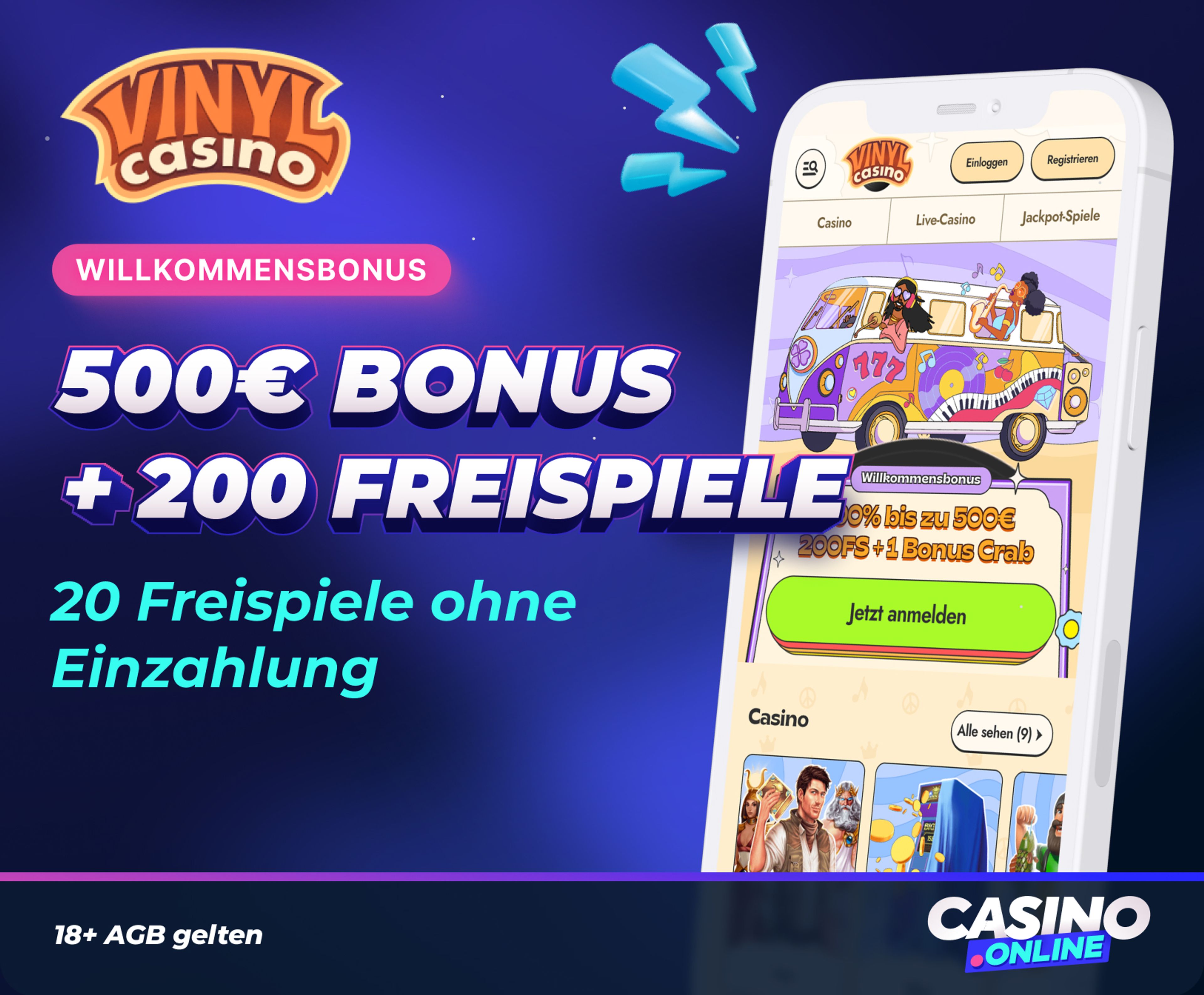 Vinyl Casino Willkommensbonus
