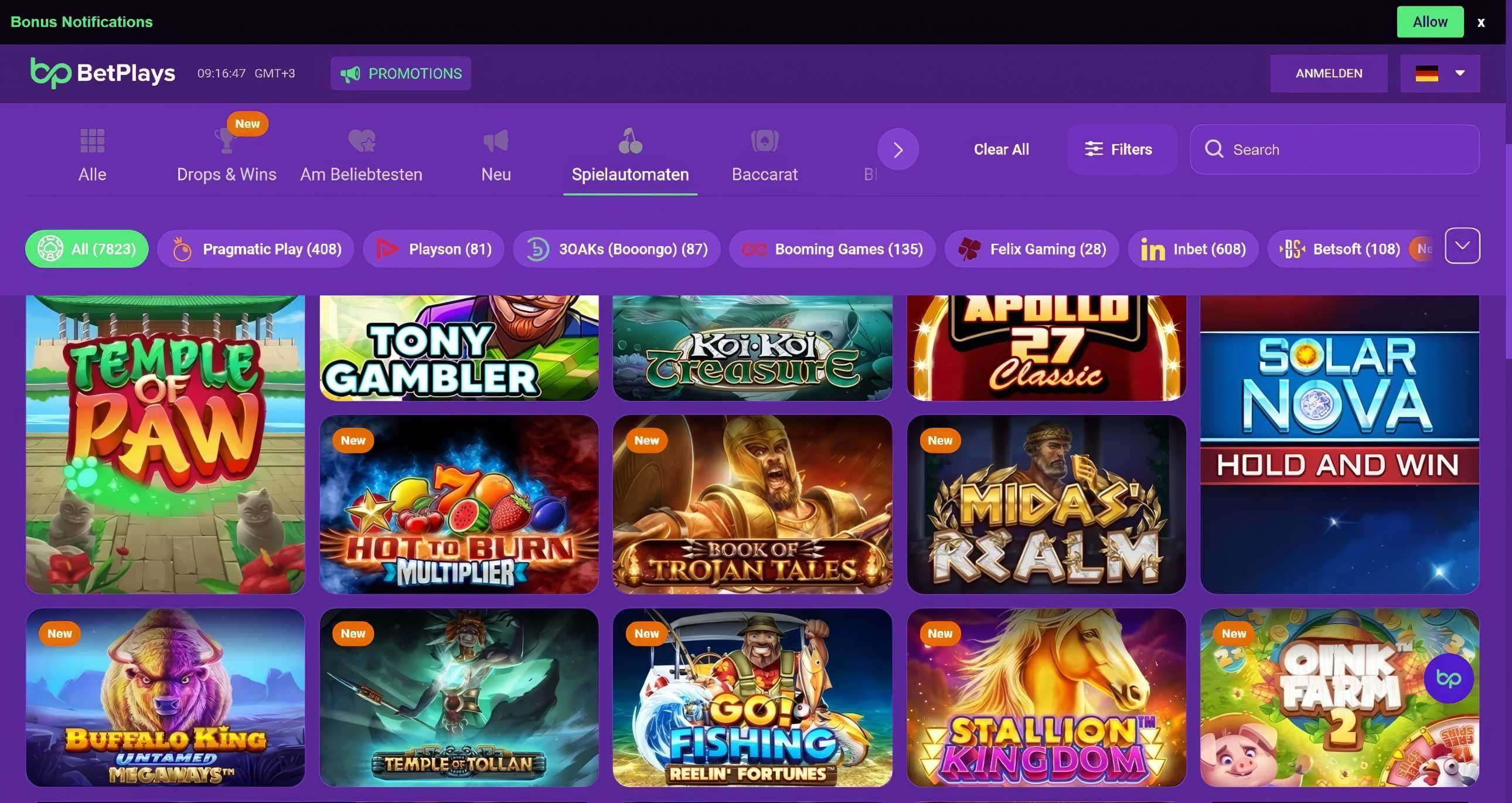 BetPlays desktop screenshot 2
