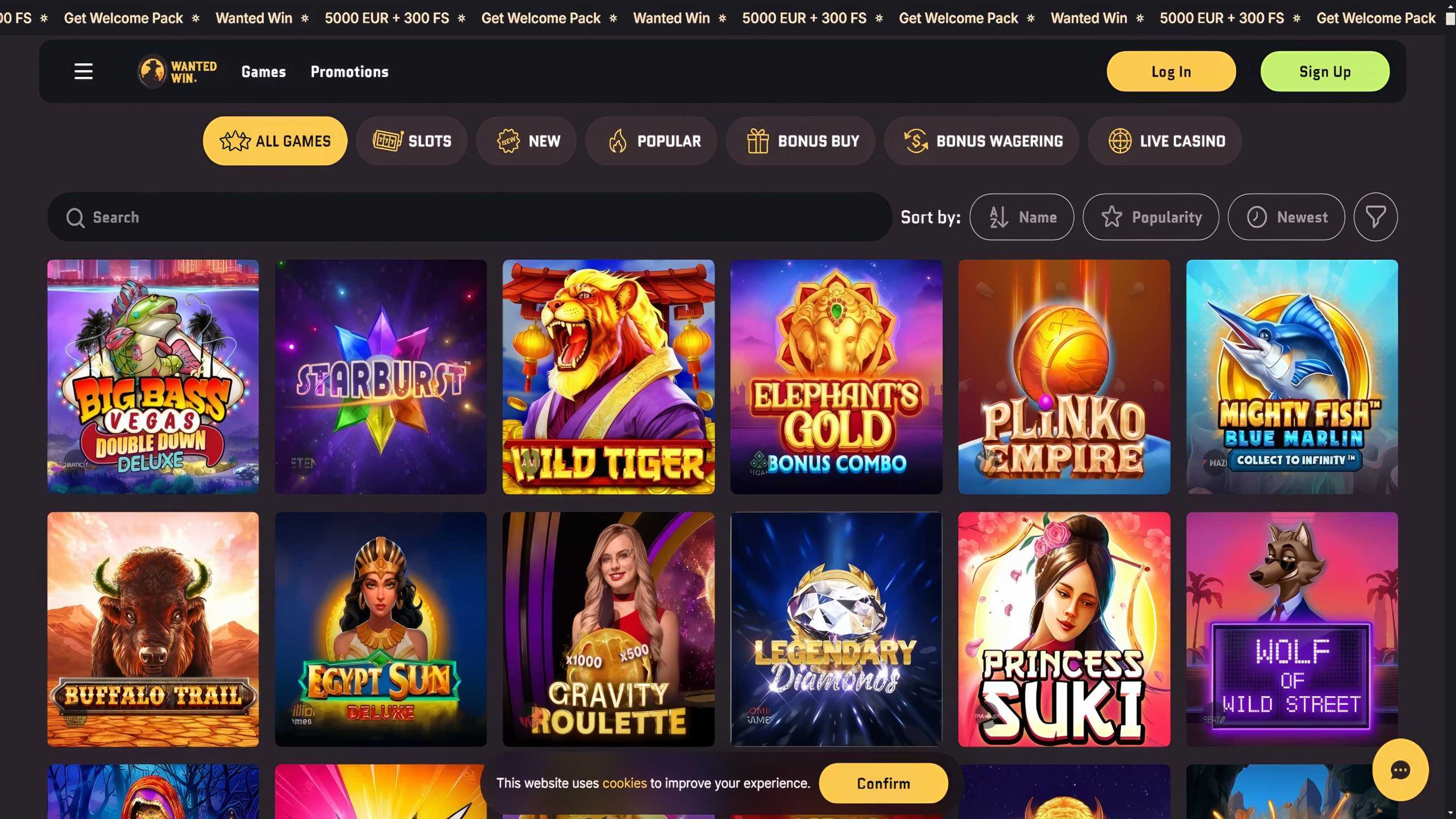 Wanted Win desktop screenshot 2