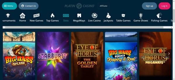 platin casino slots reviewed