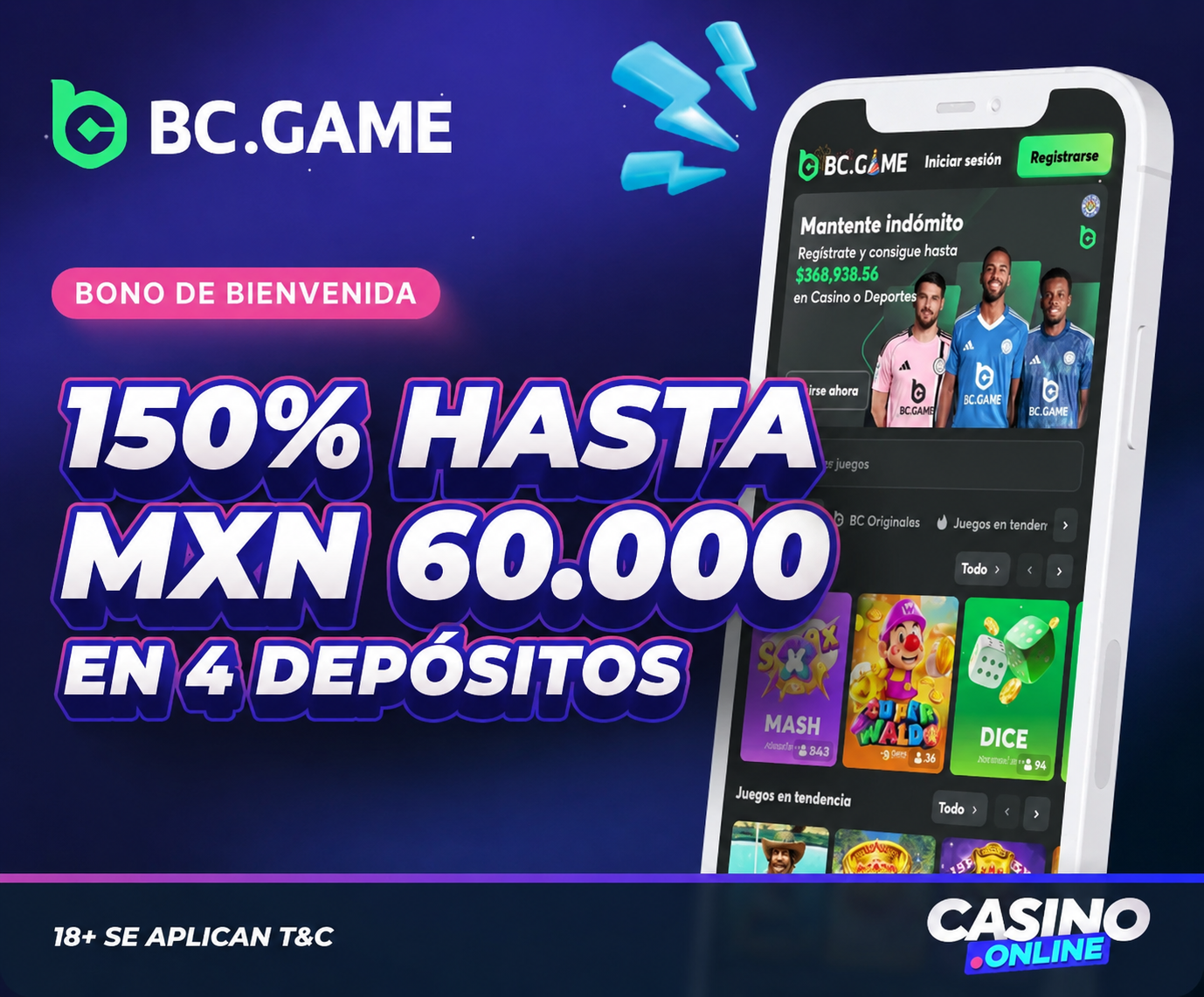 BC.game Bono de Bienvenida
