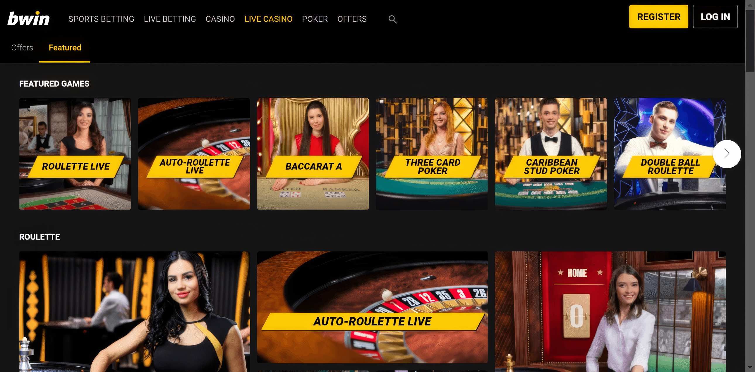 Bwin desktop screenshot 2
