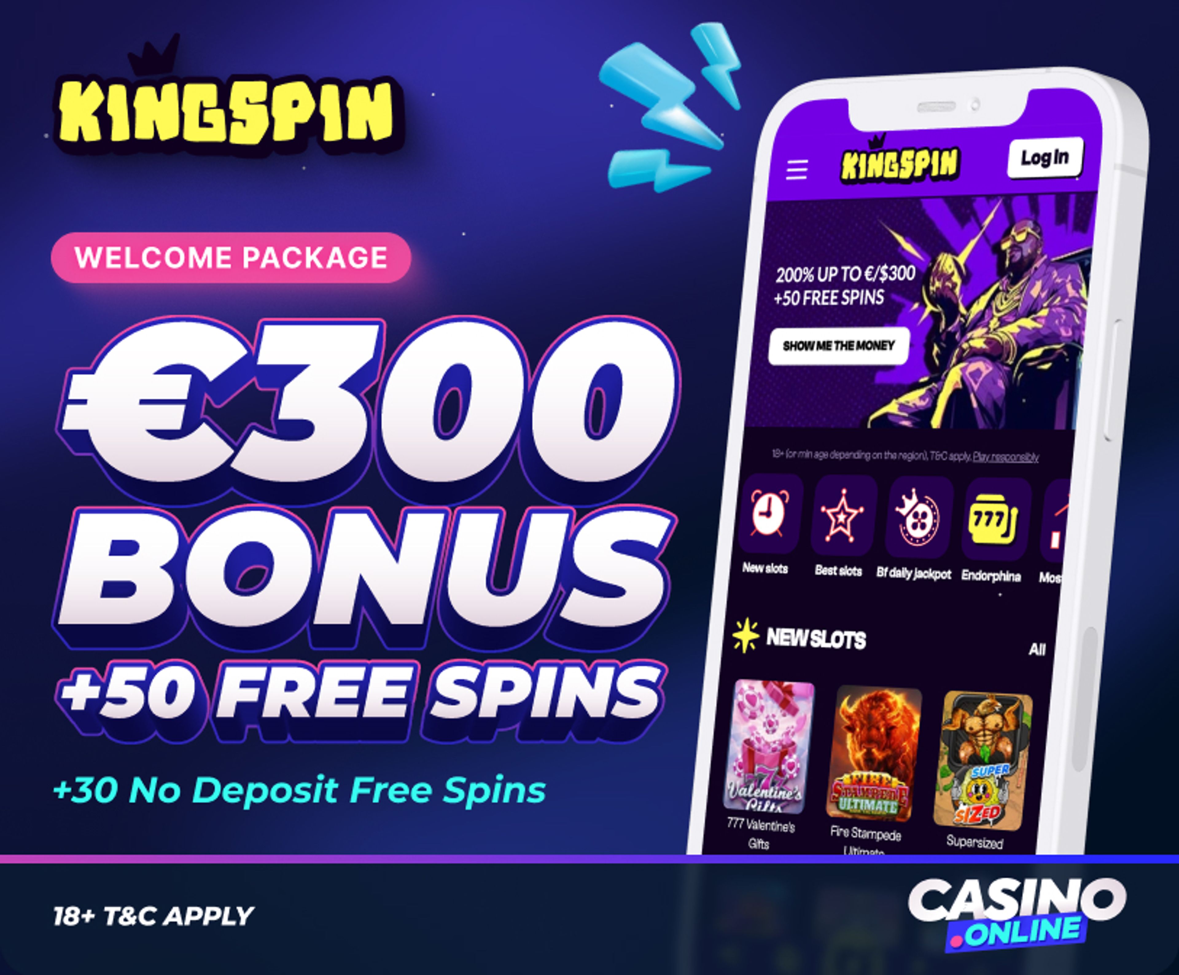 Kingspin Casino Welcome Bonus