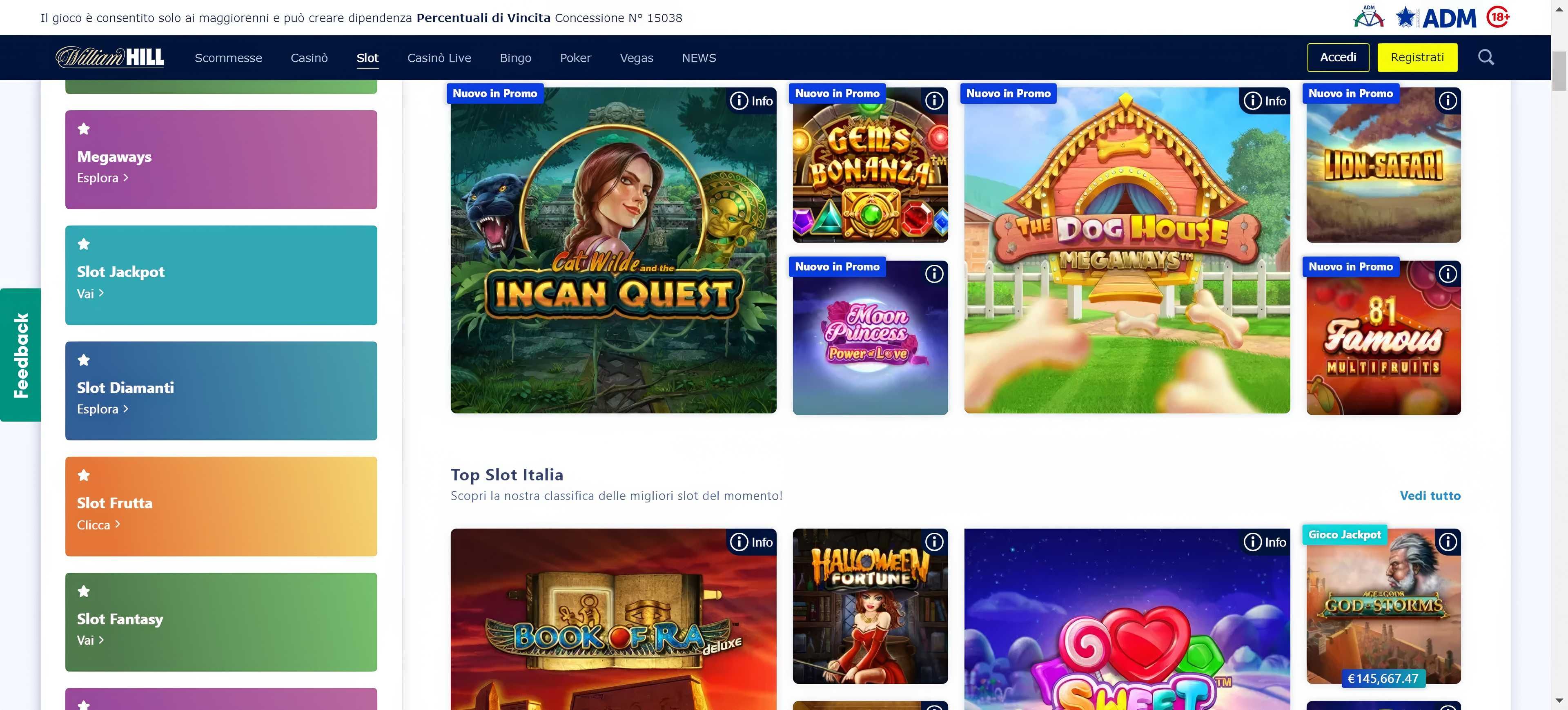 WilliamHill desktop screenshot 2