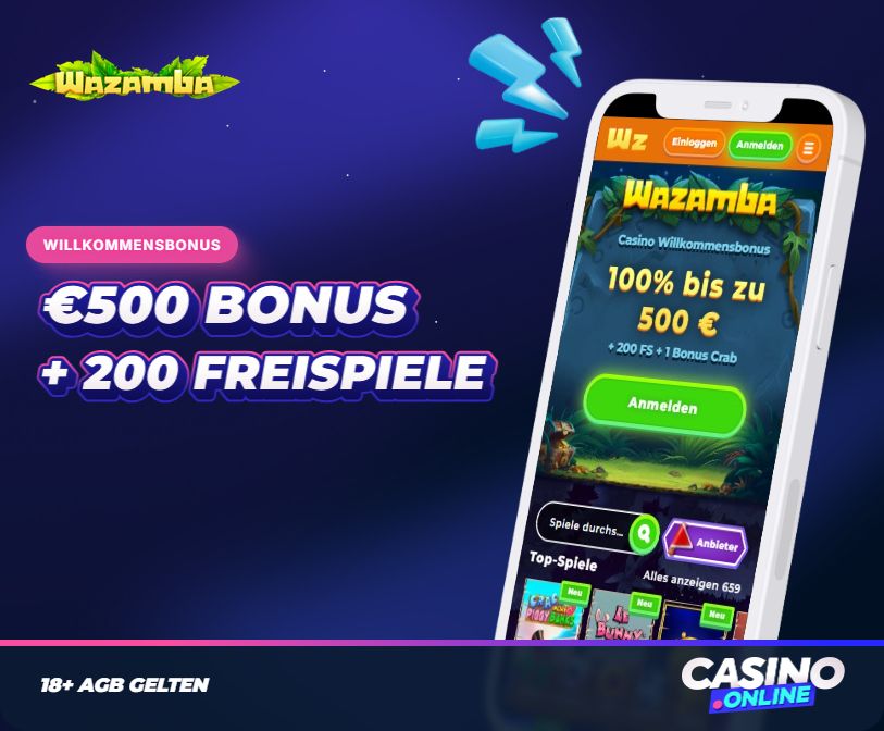 Wazamba Willkommensbonus