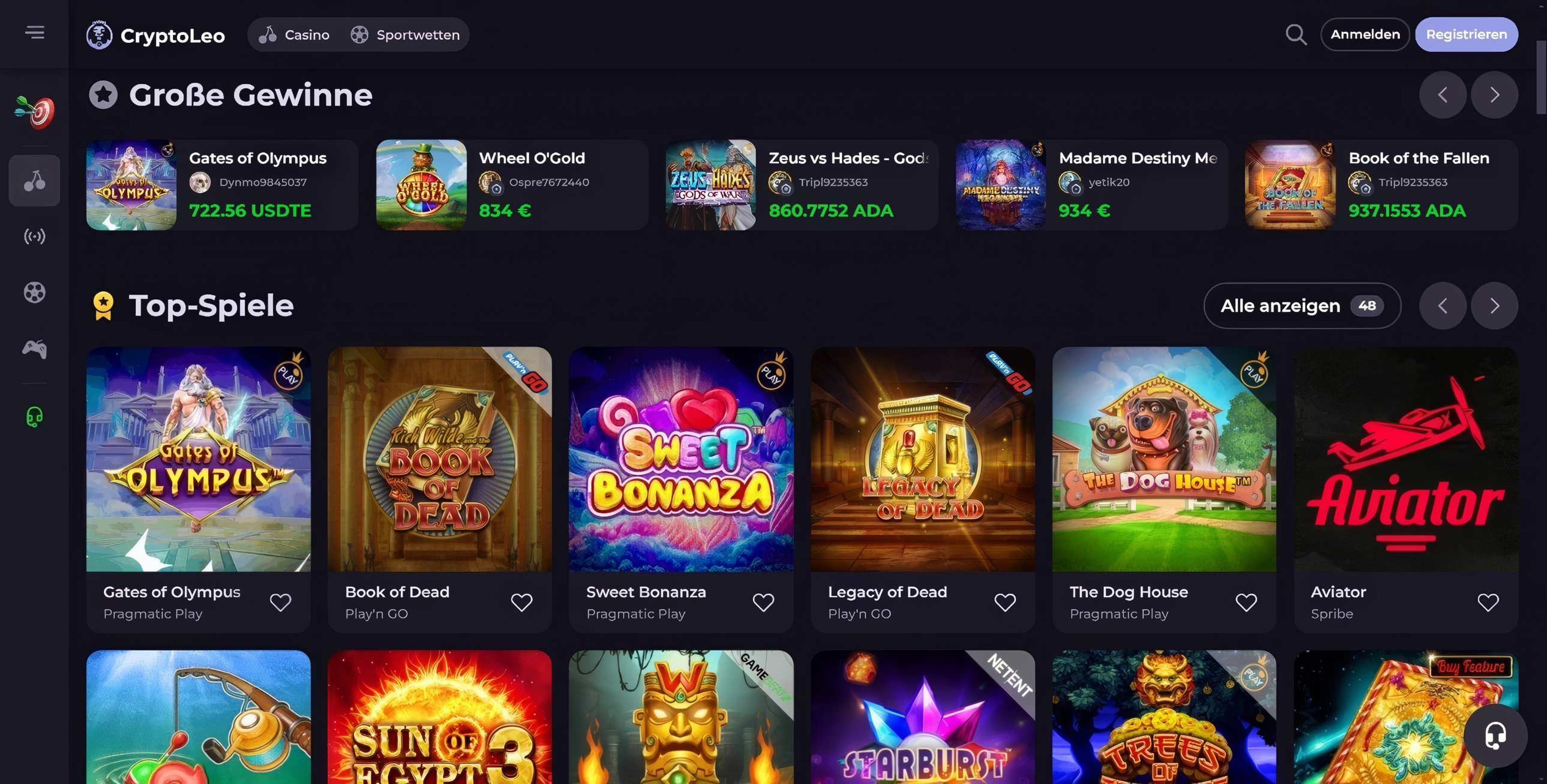 CryptoLeo desktop screenshot 2