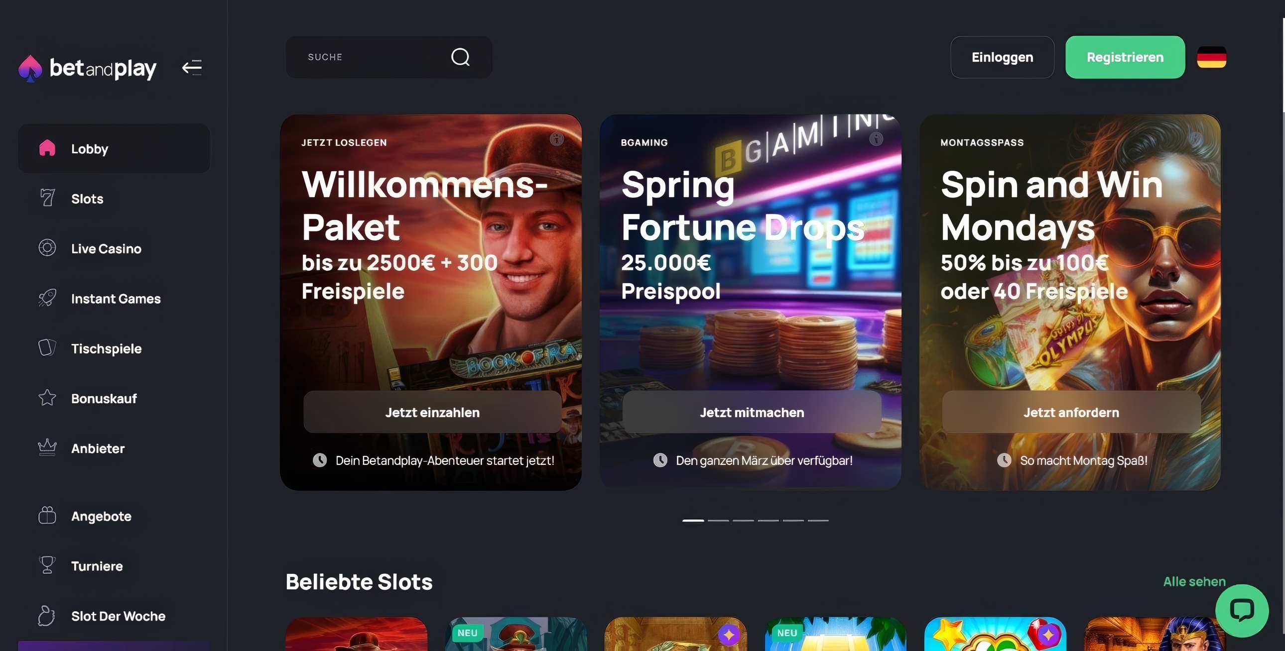 betandplay homepage test