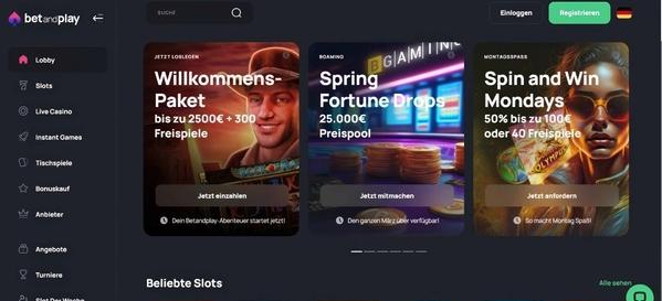 betandplay homepage test