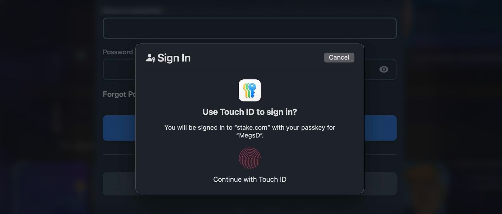 Stake Introduces Passkey Login for Faster, Safer Access