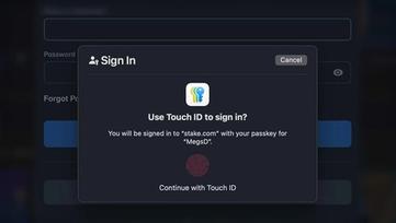 Stake Introduces Passkey Login for Faster, Safer Access