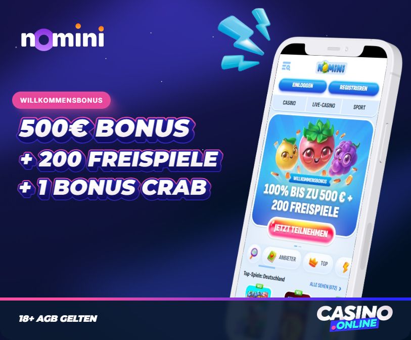 Nomini Casino Willkommensbonus