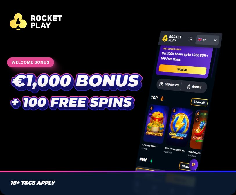 RocketPlay Casino Welcome Bonus