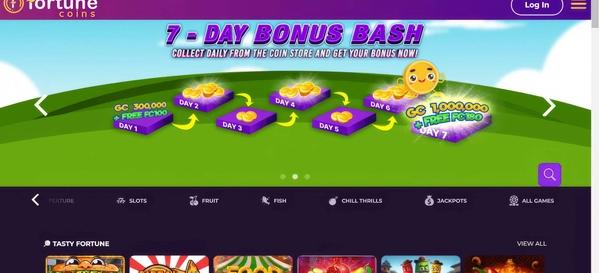 FortuneCoins games Desktop