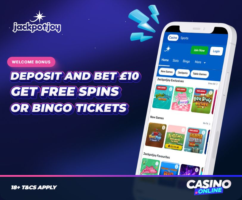 Jackpotjoy Casino Welcome Bonus