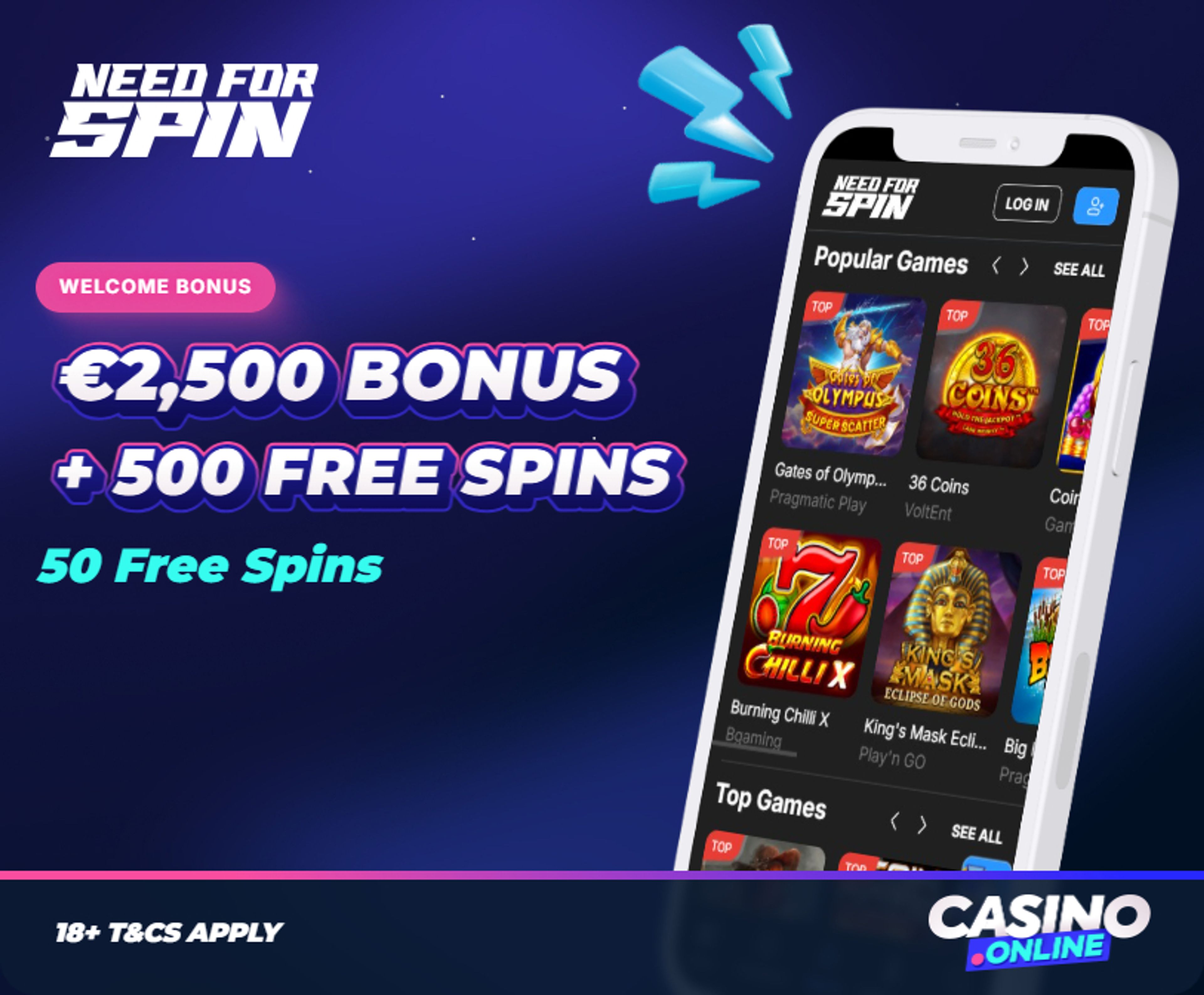NeedForSpin Casino Welcome Bonus