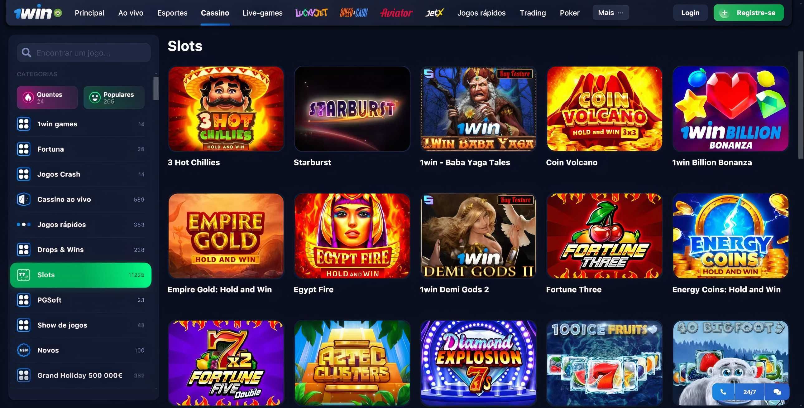 1win desktop screenshot 2