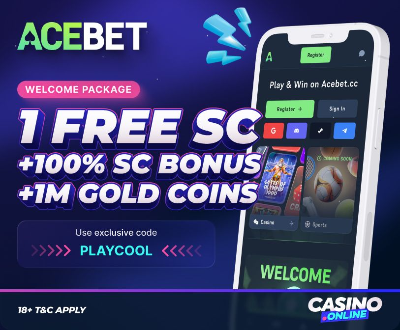 AceBet Casino's welcome package.
