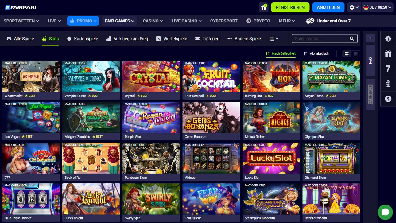 FairPari desktop screenshot 2