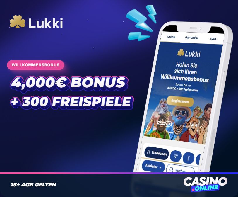 Lukki Casino Willkommensbonus