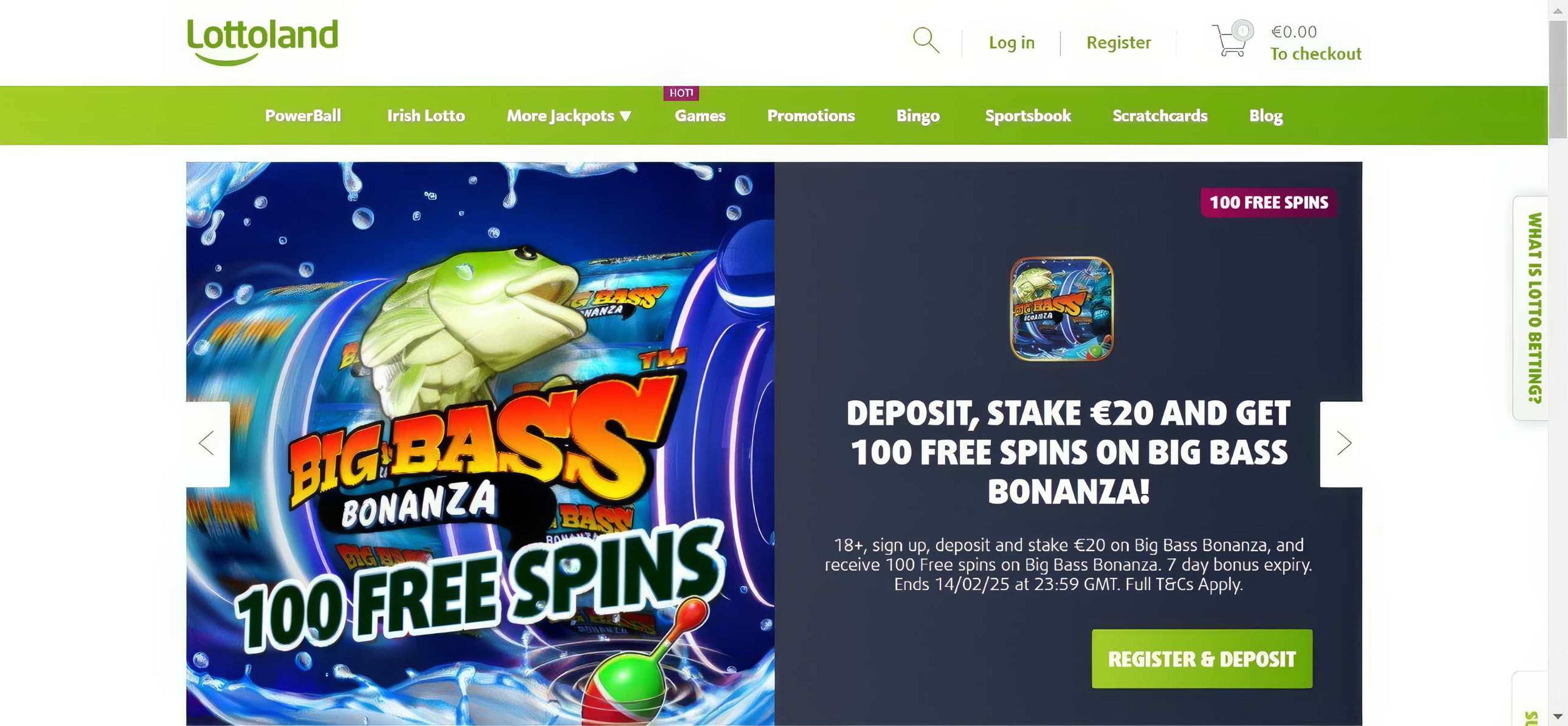 Lottoland desktop screenshot 1