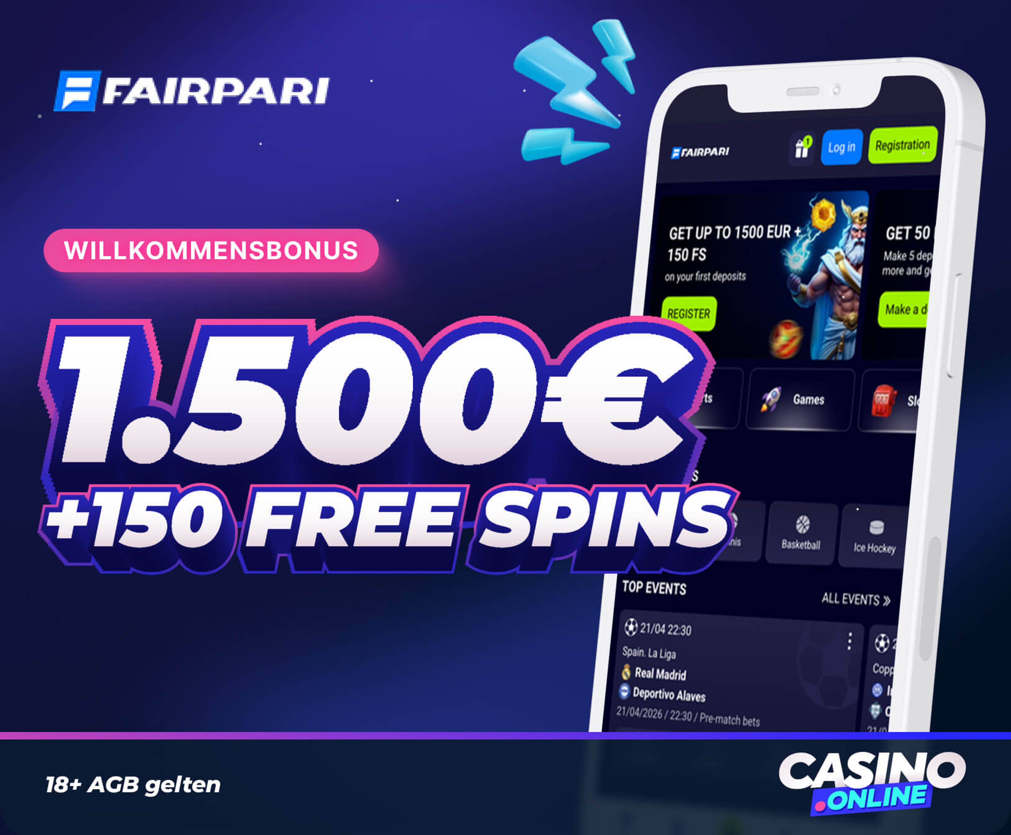FairPari Casino Willkommenspaket