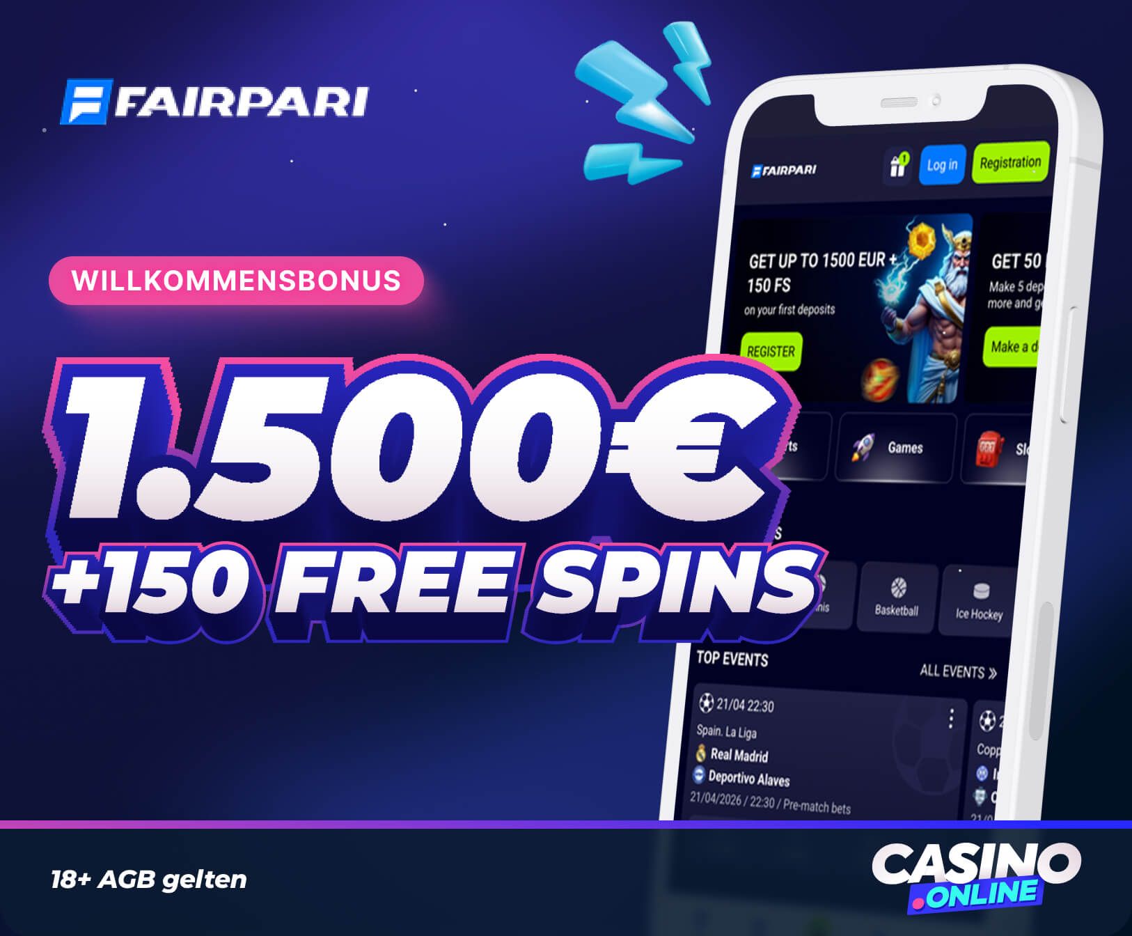 FairPari Casino Willkommenspaket