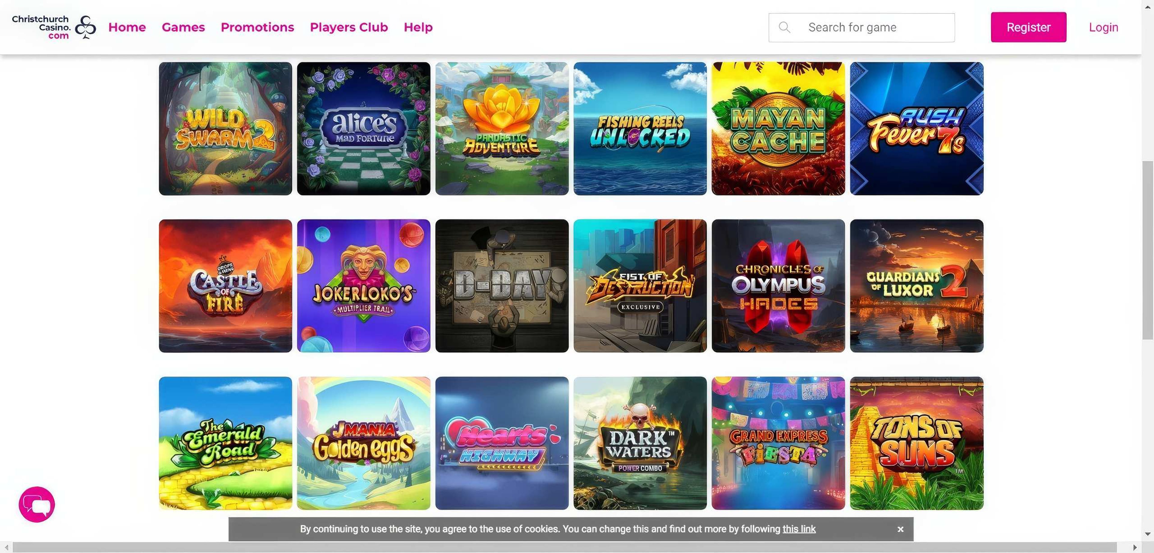 Christchurch Casino desktop screenshot 2