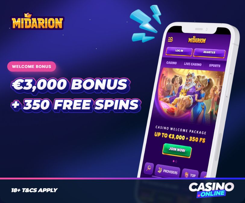 Midarion Casino Welcome Bonus