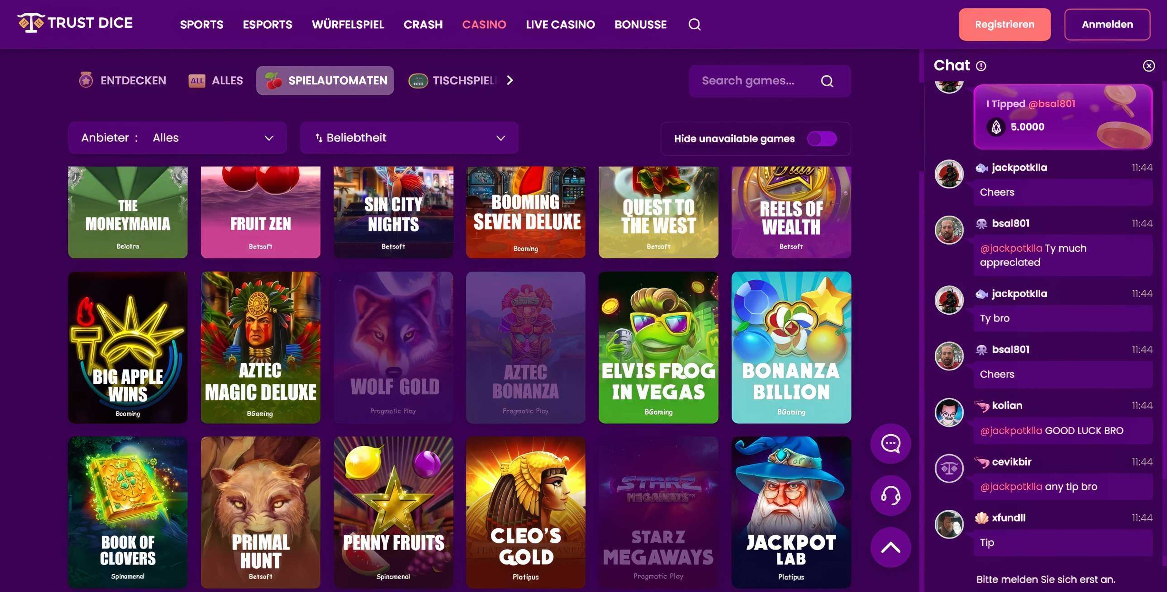 TrustDice desktop screenshot 2