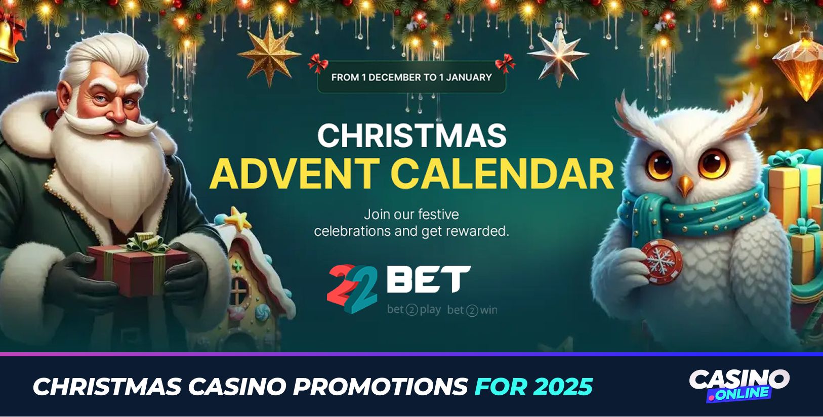 The 22bet Casino Christmas Advent Calendar