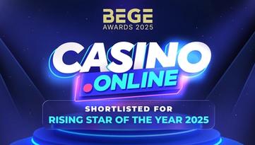 Casino.Online Nominated for Rising Star of the Year at BEGE 2025