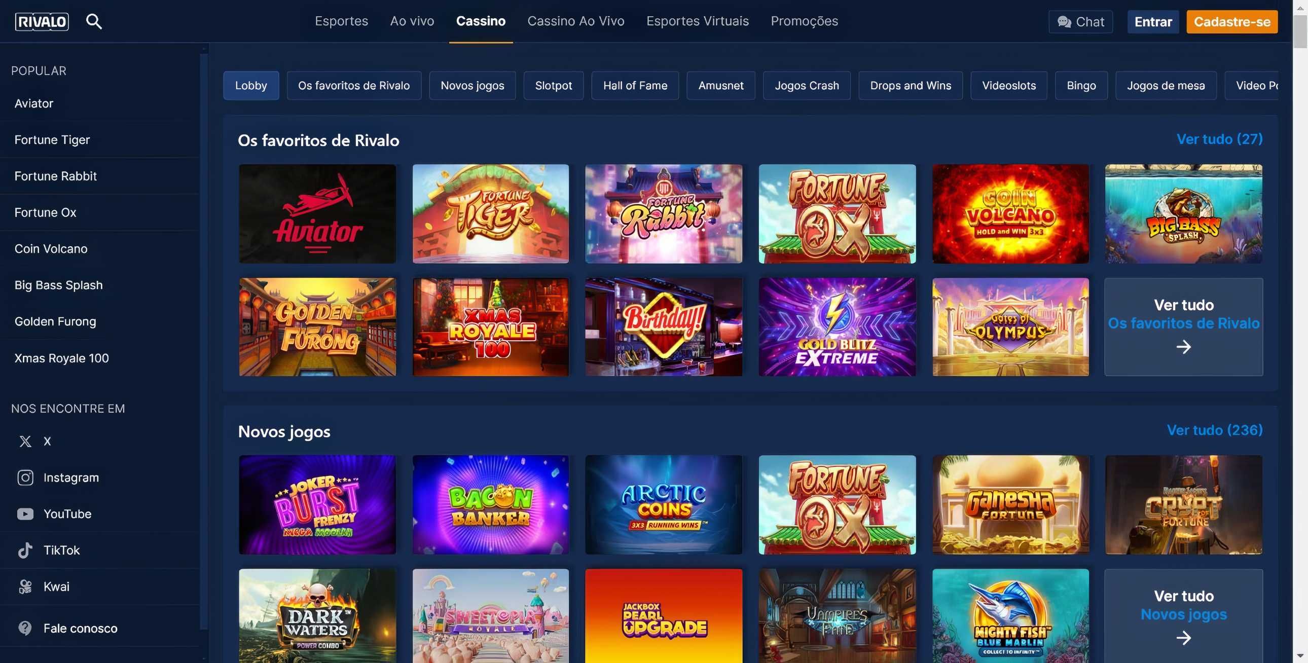 Rivalo desktop screenshot 1