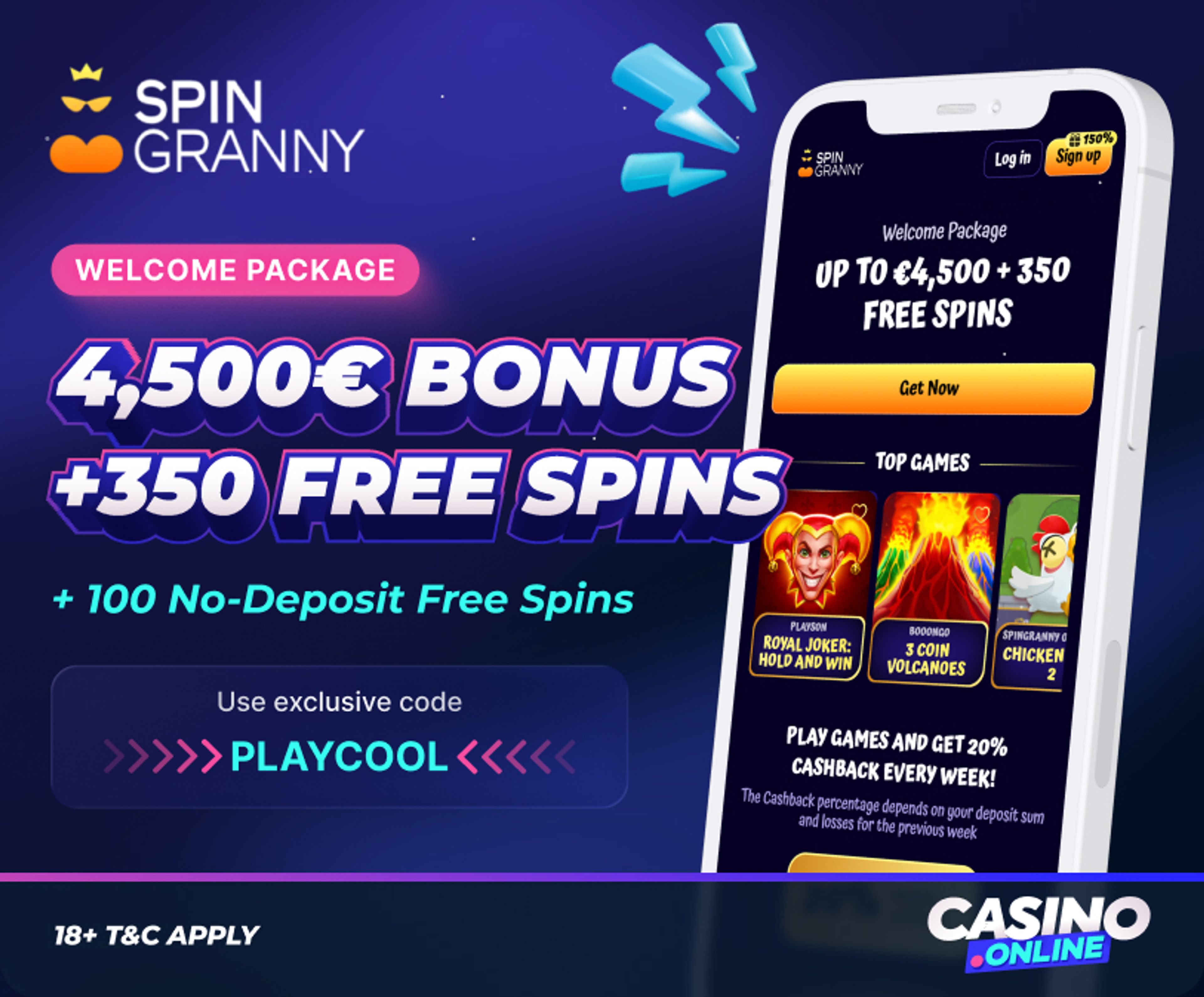 spingranny casino welcome offer