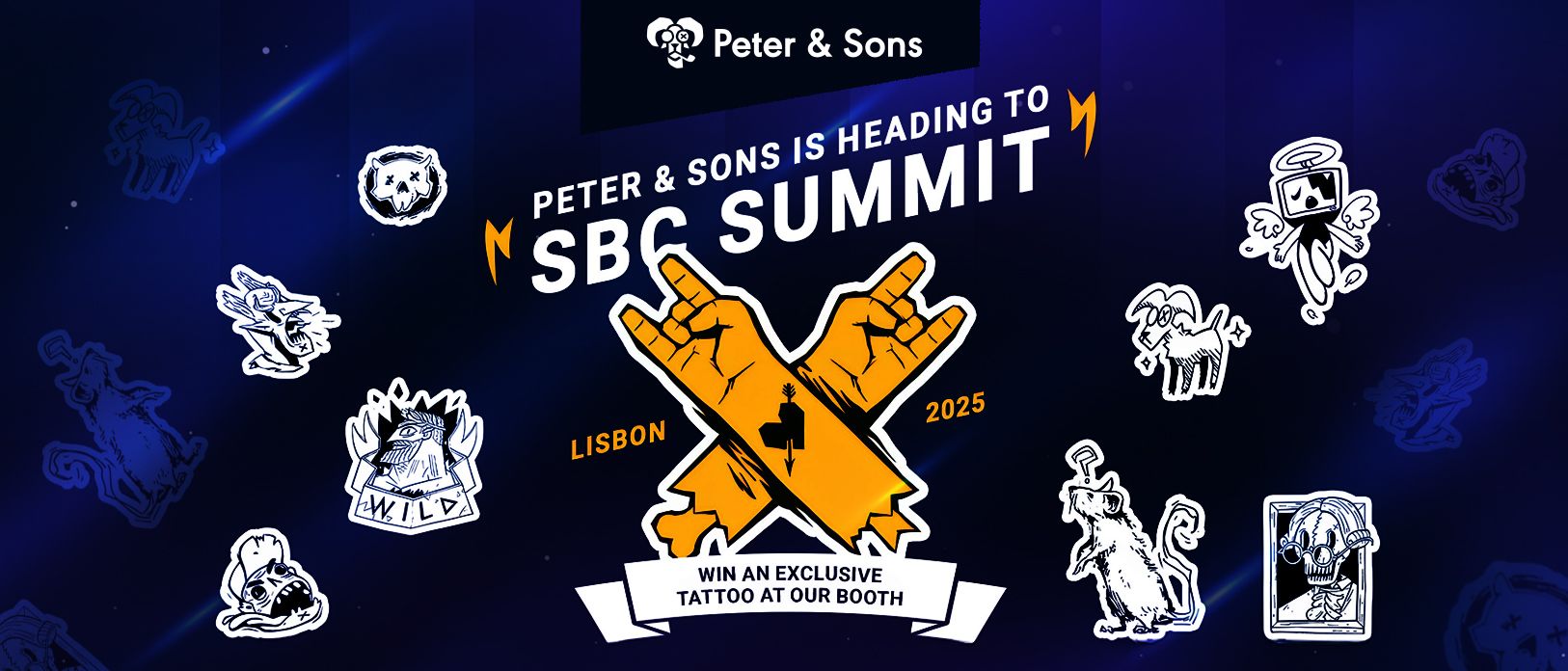 Peter & Sons' Live Tattoo Giveaway at SBC Summit Lisbon
