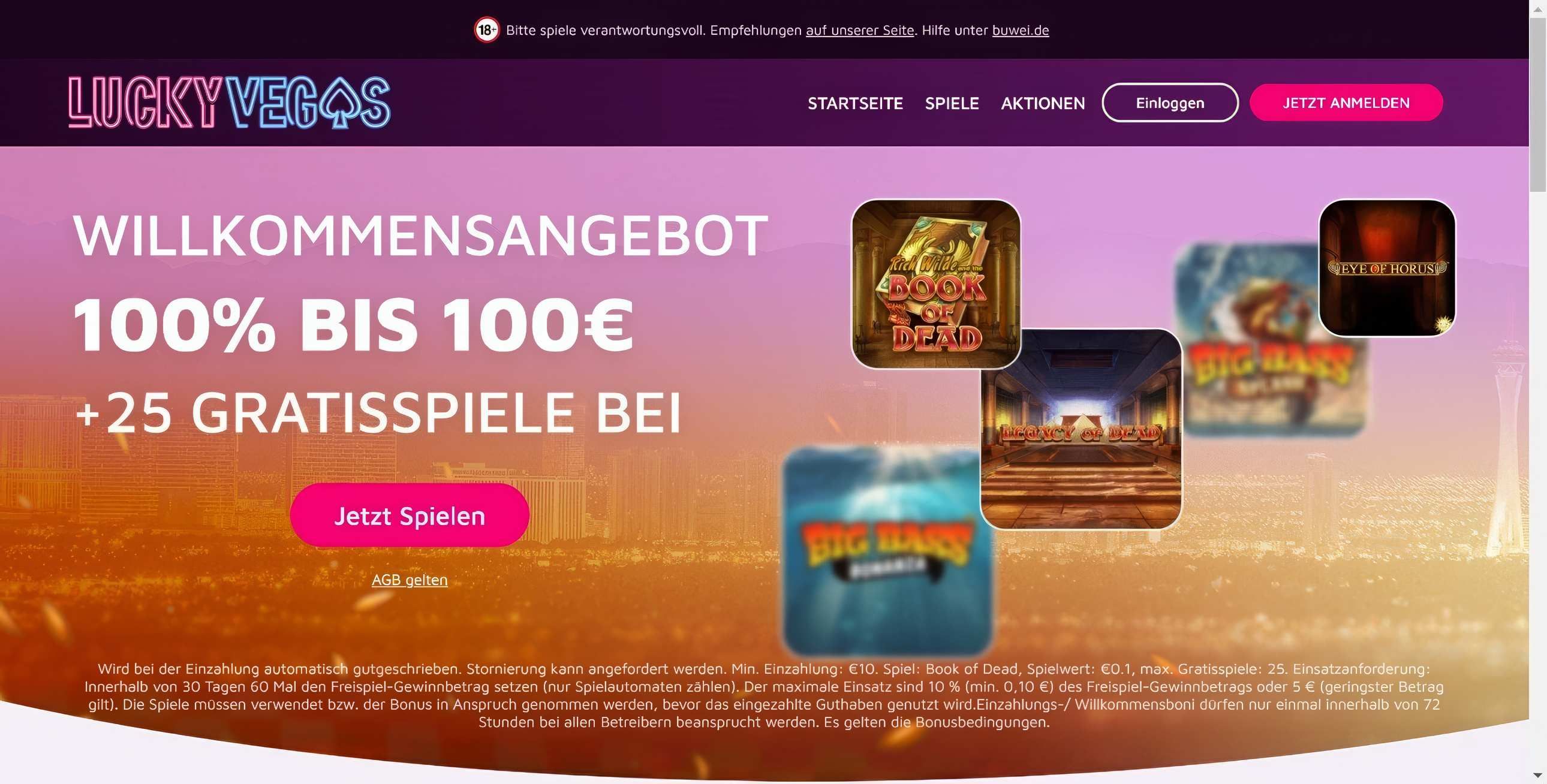 Lucky Vegas desktop screenshot 1