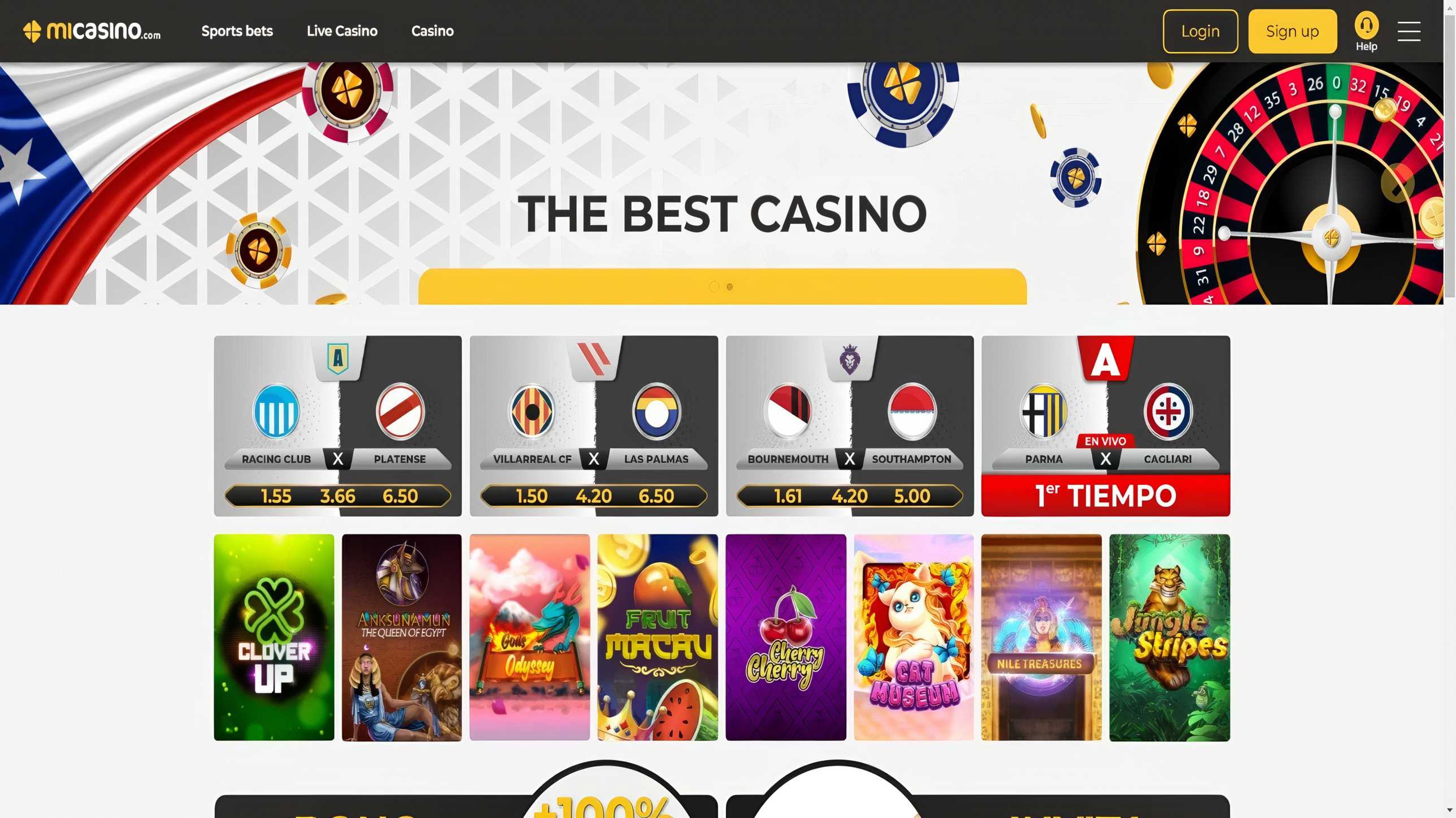 MiCasino desktop screenshot 1