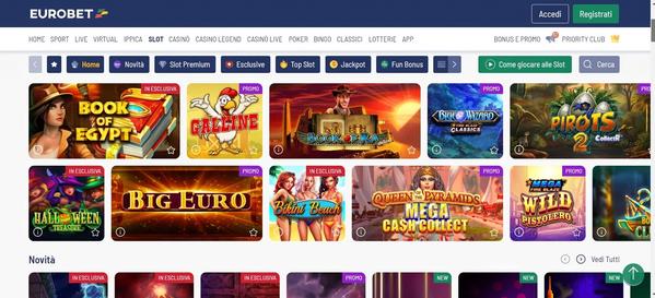 Eurobet desktop screenshot 2