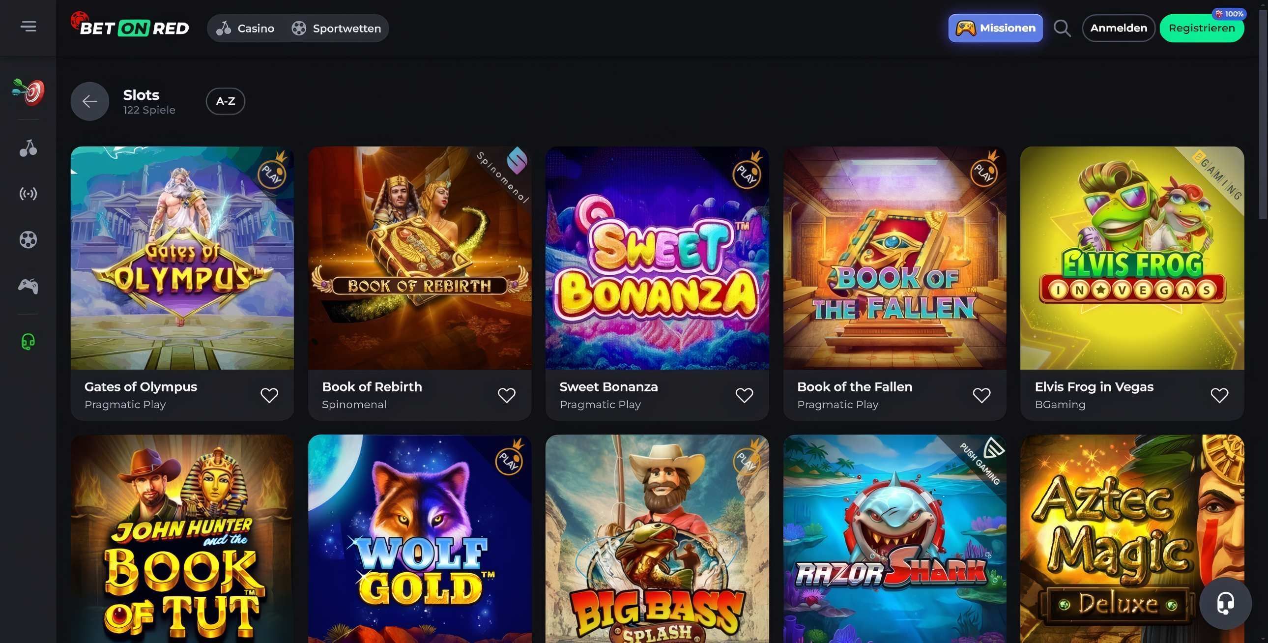 BetOnRed desktop screenshot 2